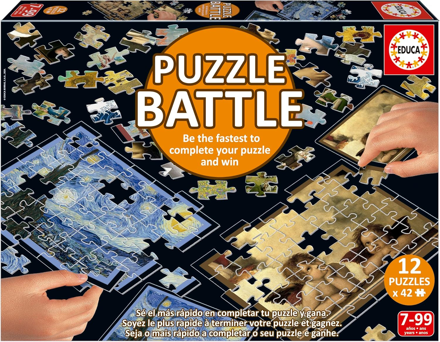 Educa - Pussel Battlescapes. En autentisk strid mellan bitarna | Var den första att slutföra pusslet för att bli vinnaren. Från 7 år (20121) Puzzle Naty Shop Typ