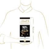 Lindt Excellence 78 Percent Cocoa Bar - Kakao Intensity Persistence Vegan Bar 100 g Idealisk present