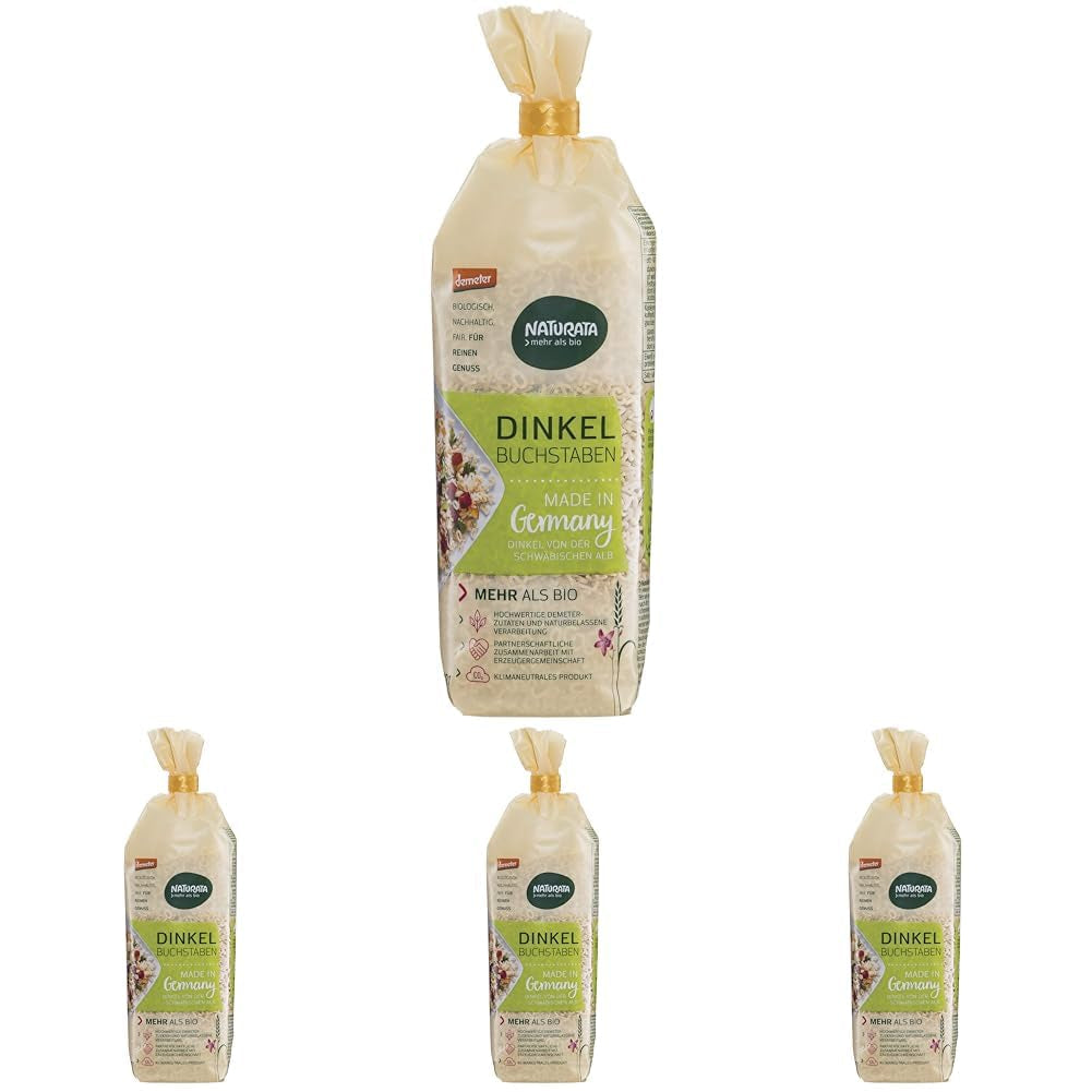 Bokstäver, ljust dinkelmjöl 1 x 250 g