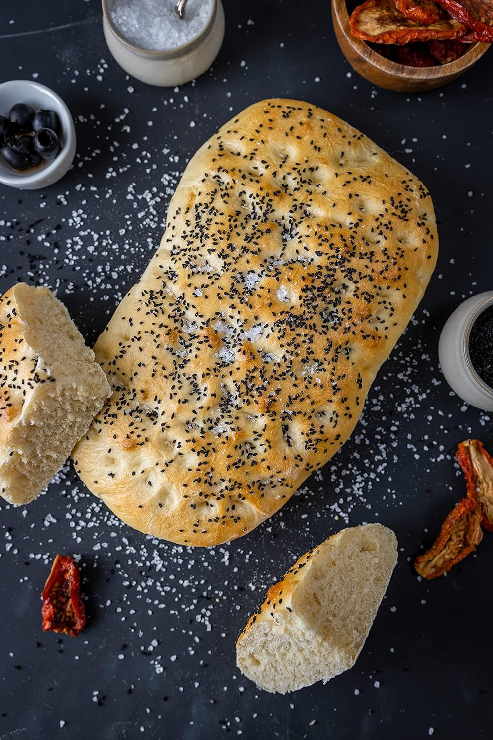 RUF Lievito Madre Sauerteig, Milder Weizen-Sauerteig, Mutterteig, Kurze Teigruhe Durch Enthaltene Trockenhefe, Lievito Madre Getrocknet Für Brot, Baguette, Focaccia, 3X35G Blandning för bakning och matlagning Naty Shop