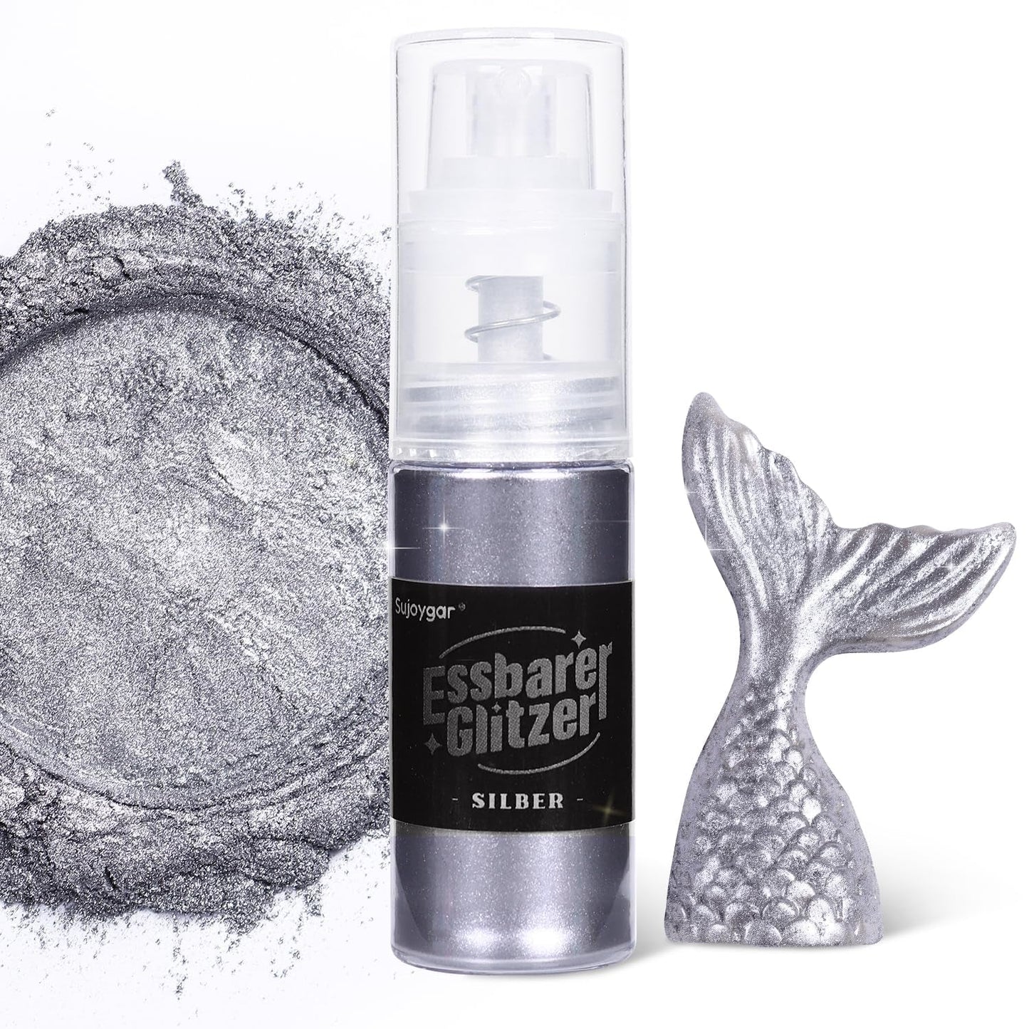 Ätbart Glitter - 10G, Rose Gold Drink Glitter, Ätbart Glitter Pulver, Matfärgningspulver, Guldpulver, Metalliskt Glitterpulver, Glitter Spray för Cocktails, Choklad, Kakor, Fondant