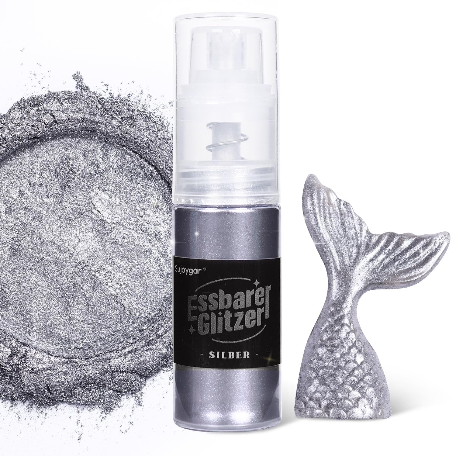 Ätbart Glitter - 10G, Rose Gold Drink Glitter, Ätbart Glitter Pulver, Matfärgningspulver, Guldpulver, Metalliskt Glitterpulver, Glitter Spray för Cocktails, Choklad, Kakor, Fondant
