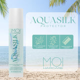 AQUA SILK Hårkräm för sommaren, skyddar håret från havet och klor, siden och aloe vera, M-O-I Hårvård | 100 ml Naty Shop hårmask