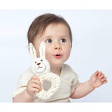 GRÜNSPECHT ekologiskt tyg 100% ekologisk bomull, babyleksak, mjuk kram, födelsedagspresent, dop, babyshower, GOTS, beige (619-00) Bebe Toys Naty Shop