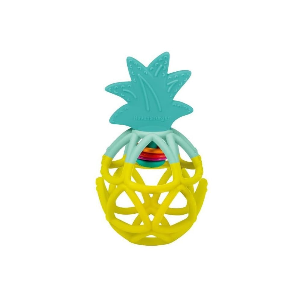 Ravensburger Play + 34013 Sensorisk boll, ananas, leksak för barn från 6 månader, fransk version Baby Toys Naty Shop