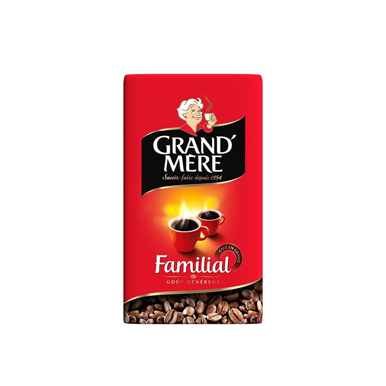 GRAND'MÈRE familjens kaffebönor - 1 kg