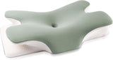 MULISOFT Memory Foam Kudde, Bekväm Huvudkudde, Nackstödskudde, Ergonomisk Side Sleeper Kudde (Grå) Cervikala Ortopediska Kuddar Naty Shop Hälsningar