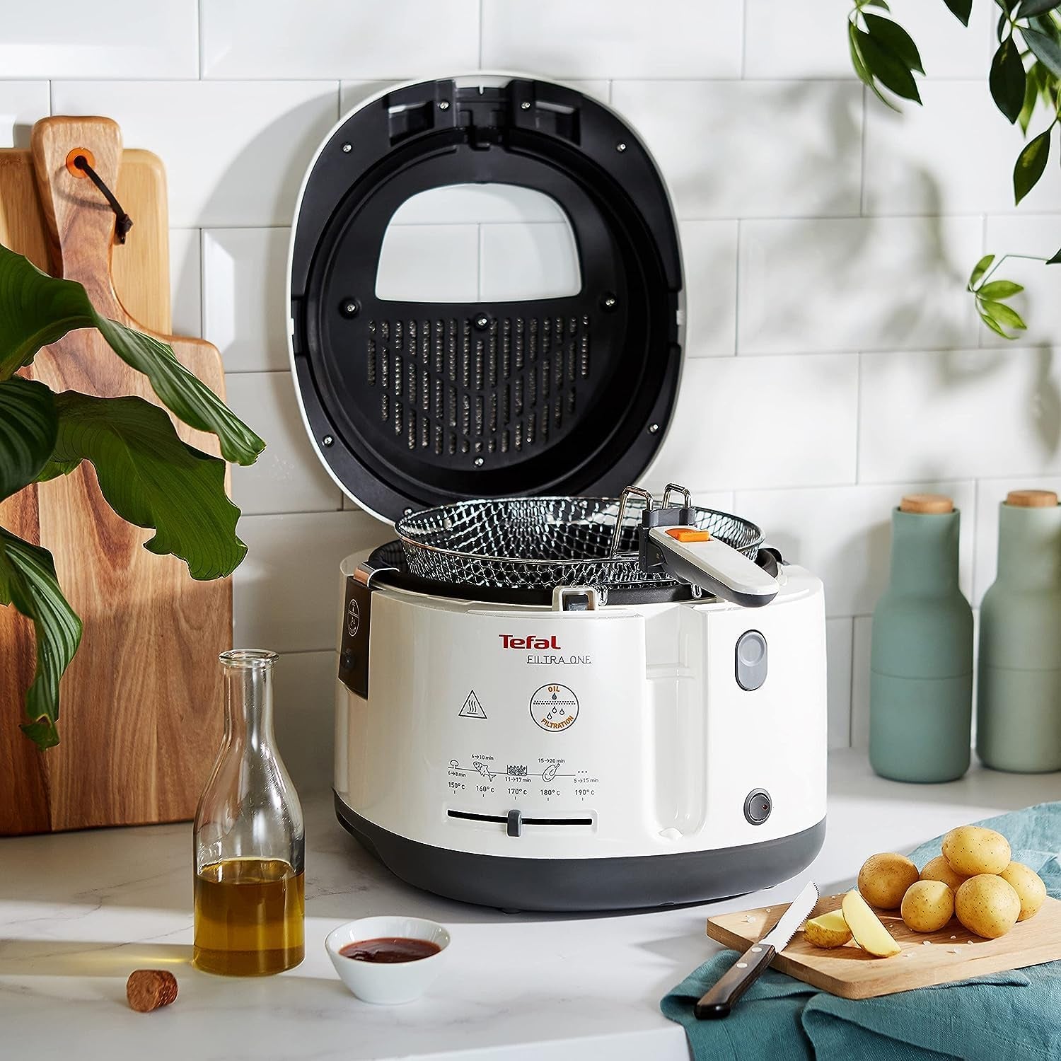 Tefal FF1631 Filtra One fritös, 1 900 W, Kapacitet 1,2 kg Hushållsapparater Naty Shop