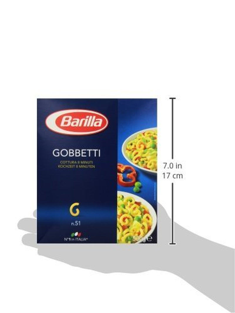 Pasta Barilla Classic Gobbetti nr. 51 från durumvete, alltid al dente (1 x 500 g)