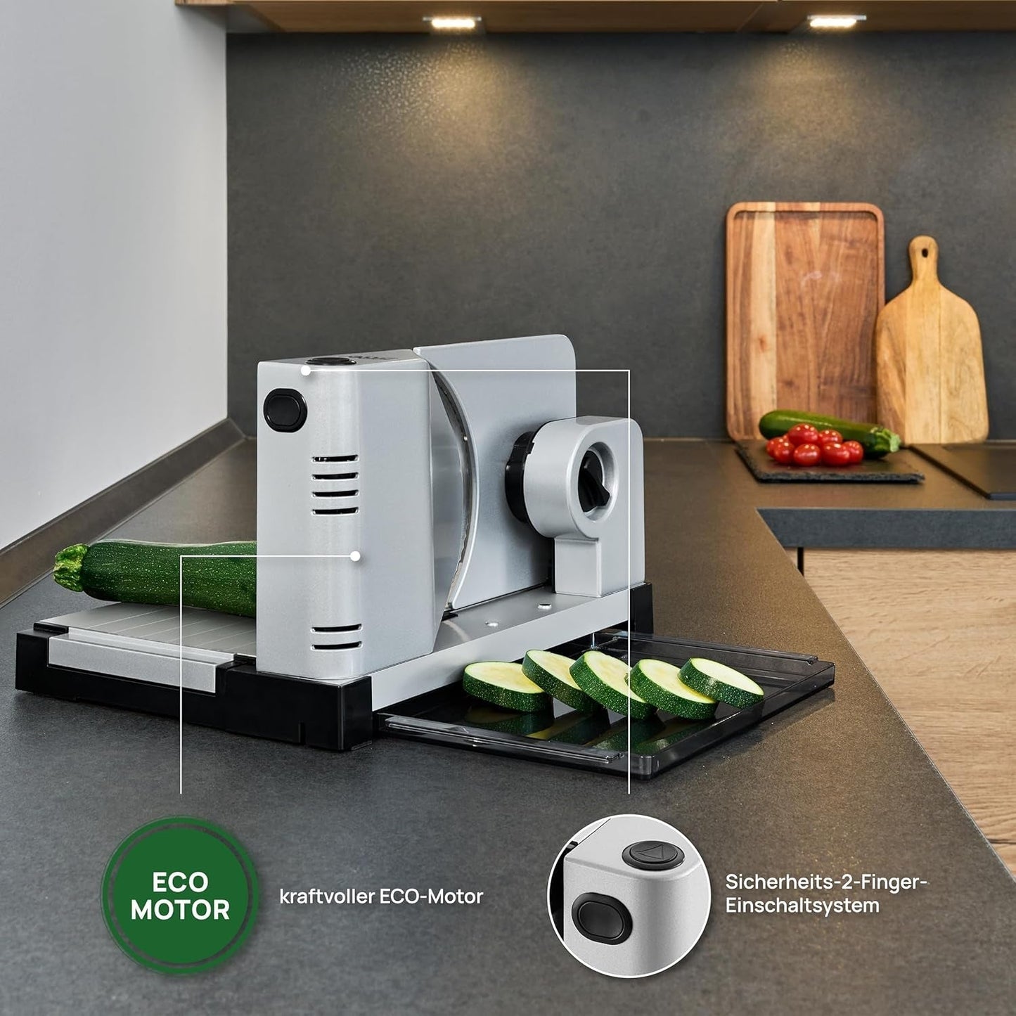 Ritter Icaro 7, multifunktionell elektrisk skärmaskin Rasnite och Slicers Naty Shop