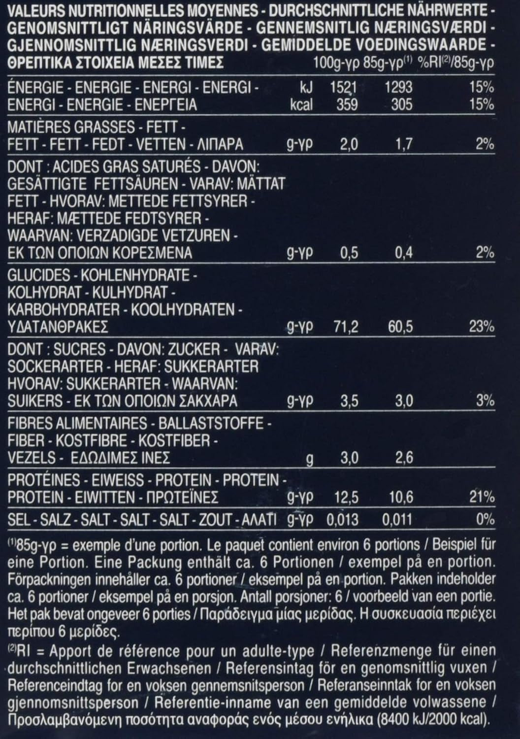 Pasta Barilla Collezione Fusilli korta bitar, (1 x 500 g)