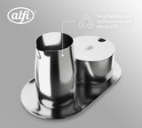 MJÖLK OCH SOCKER SET alfi högkvalitativt polerat rostfritt stål mjölk- och sockerset, elegant design, tål diskmaskin, hållbart