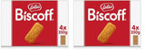 Lotus Biscoff | Original karamelliserade kex | Unik krispig smak | Vegan | Inga tillsatta smaker eller färger | 4 x 250g | 1 kg (paket med 2)