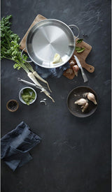 WMF Profi serverings-/stekpanna 28 cm induktion, Cromargan-panna i rostfritt stål, utan lock Grytor och stekpannor Naty Shop