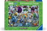 Ravensburger Puzzle 12000422 - Minecraft Mobs - 1000 bitar Minecraft Pussel för vuxna och barn i åldern 14+ Puzzle Naty Shop