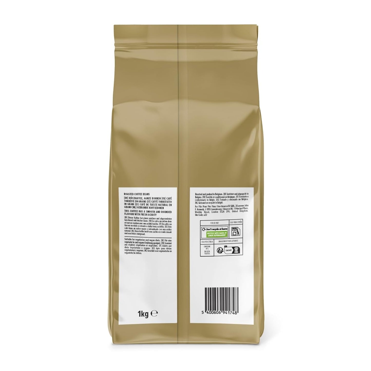 av Amazon Kaffeebohnen, Mittlere Röstung, 100% Arabica, Amaretto, 2kg (2 Packungen mit 1kg)