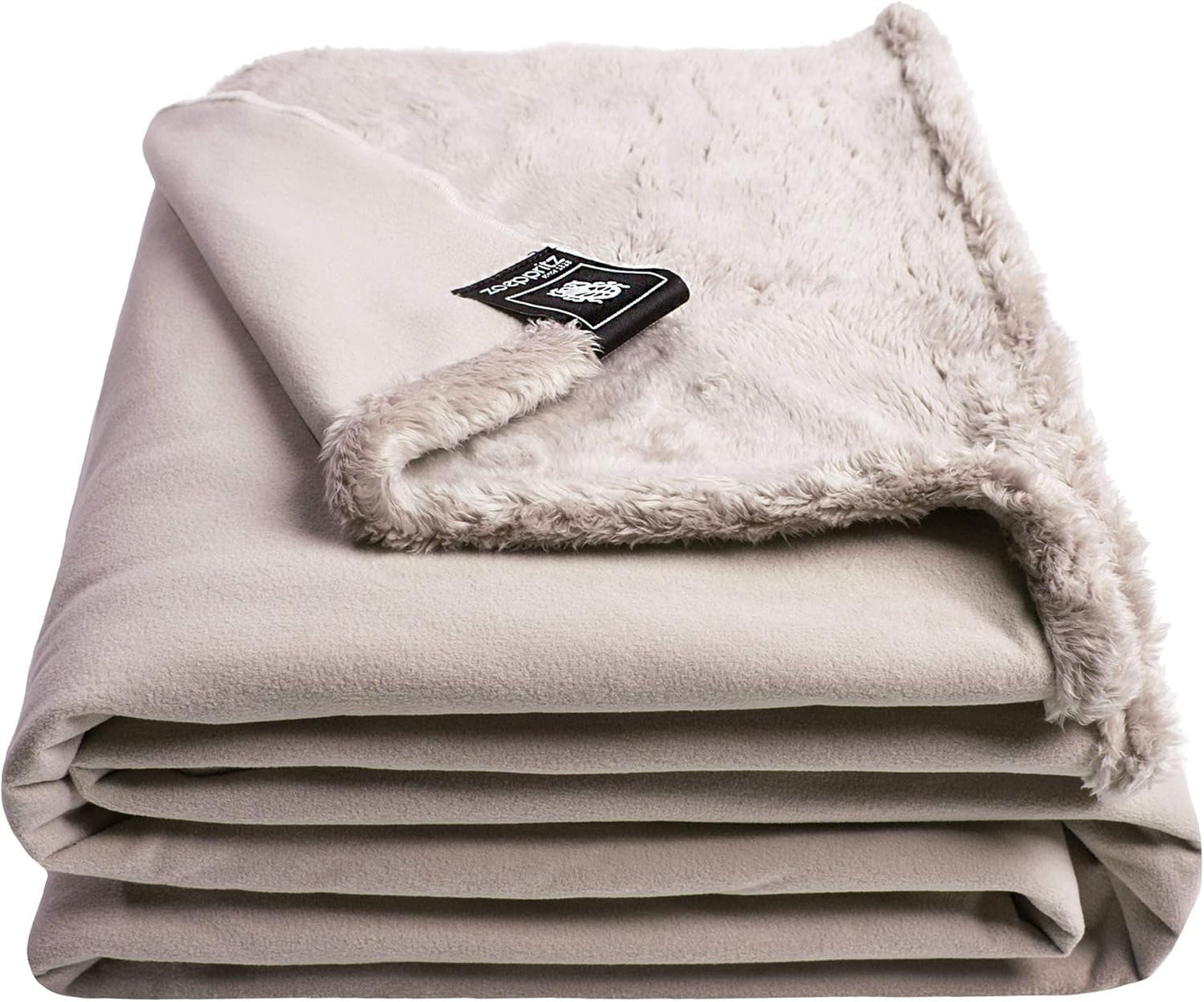 Reborn Bliss Blanket - Mysig fuskpälsfilt - Fluffig och lyxig fuskpälsfilt med slät rygg - 140X190 Cm - 310 Rose - By "Zoepritz since 1828" Beds and Covers 'zoepritz since 1828' 090 Clay 180X220m