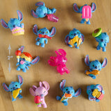 Bara spela Disney Stitch Samlarminifigurer, Surprise Pack, 5 cm stora samlarfigurer, stilar kan variera, Leksaker för barn 3+ Actionfigurer Naty Shop