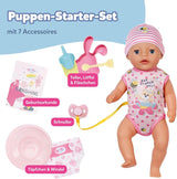 Baby Born Lena babydocka (Girl) - 36 cm - 7 funktioner inklusive tillbehör och madrass - Fungerar helt utan batterier - Passar små barn från 1 år