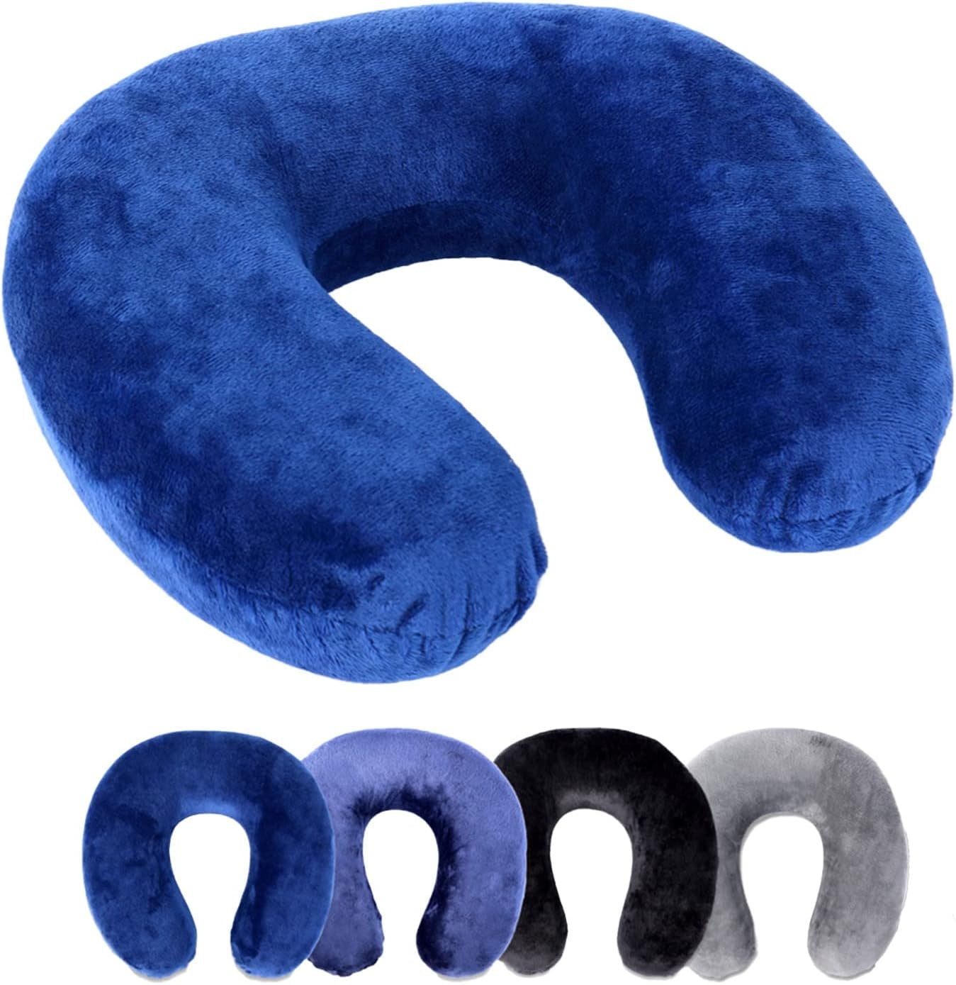 Rocco eK nackkudde, 4 färger tillgängliga, resekudde, nackstödskudde, ortopedisk nackstödskudde, Memory Foam