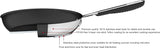 Pannan i rostfritt stål med non-stick beläggning - lämplig för induktion, med bekvämt handtag - 28 Cm grytor och stekpannor Naty Shop
