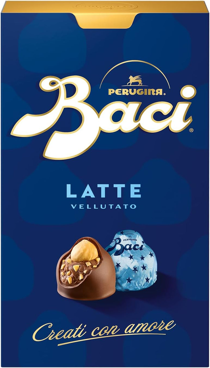 Choklad med mjölkchoklad och hasselnötsfyllning, 200g ask