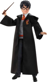 Mattel Harry Potter - Samlardocka (Ca 26 cm) med Hogwarts-uniform, Gryffindorrock och trollleksak från 6 år FYM50 Actionfigurer Naty Shop Enkelsäng