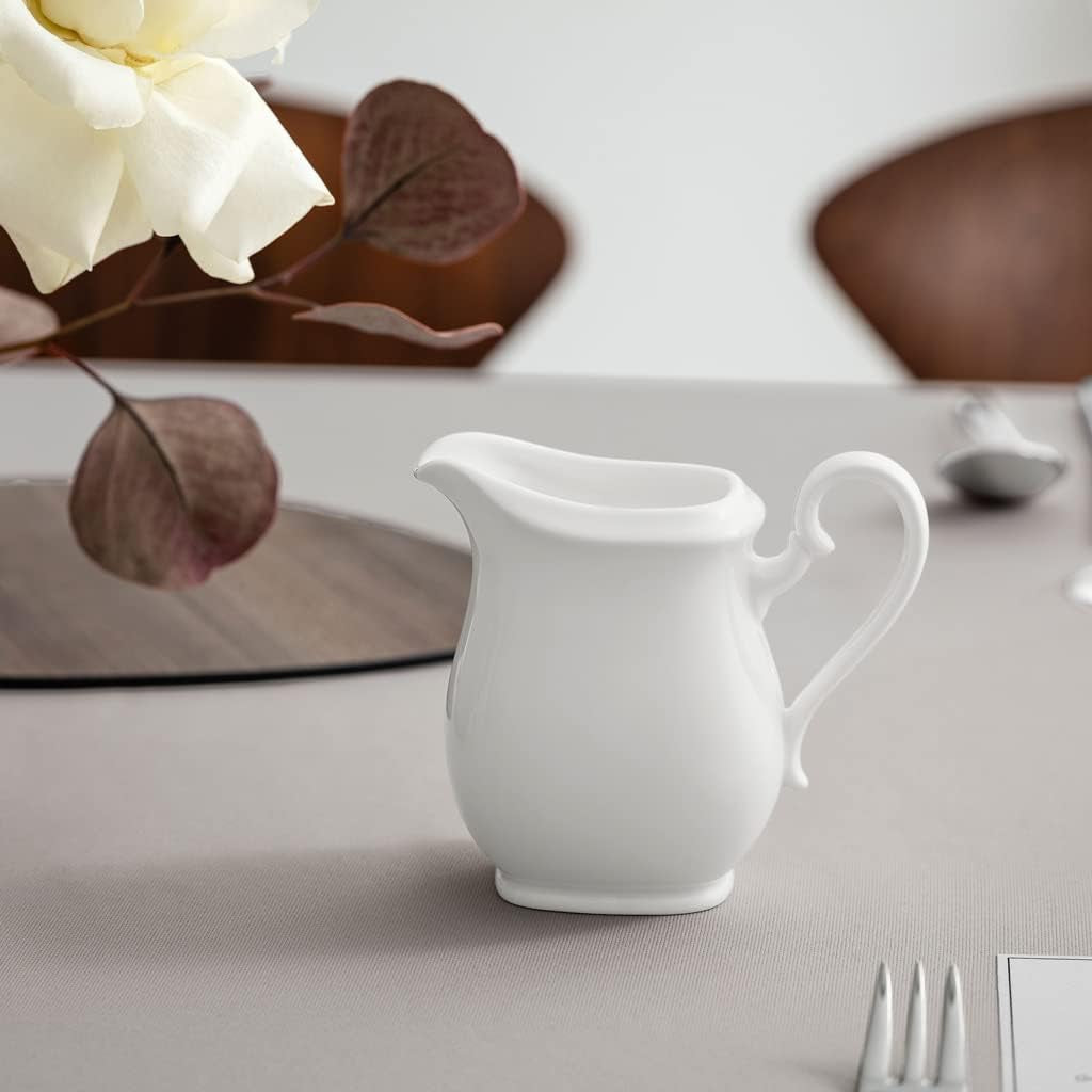 Villeroy & Boch Royal Milk Jug, liten mjölkkanna med enkel design, tillverkad av högkvalitativt premiumporslin, tål diskmaskin, 250 ml