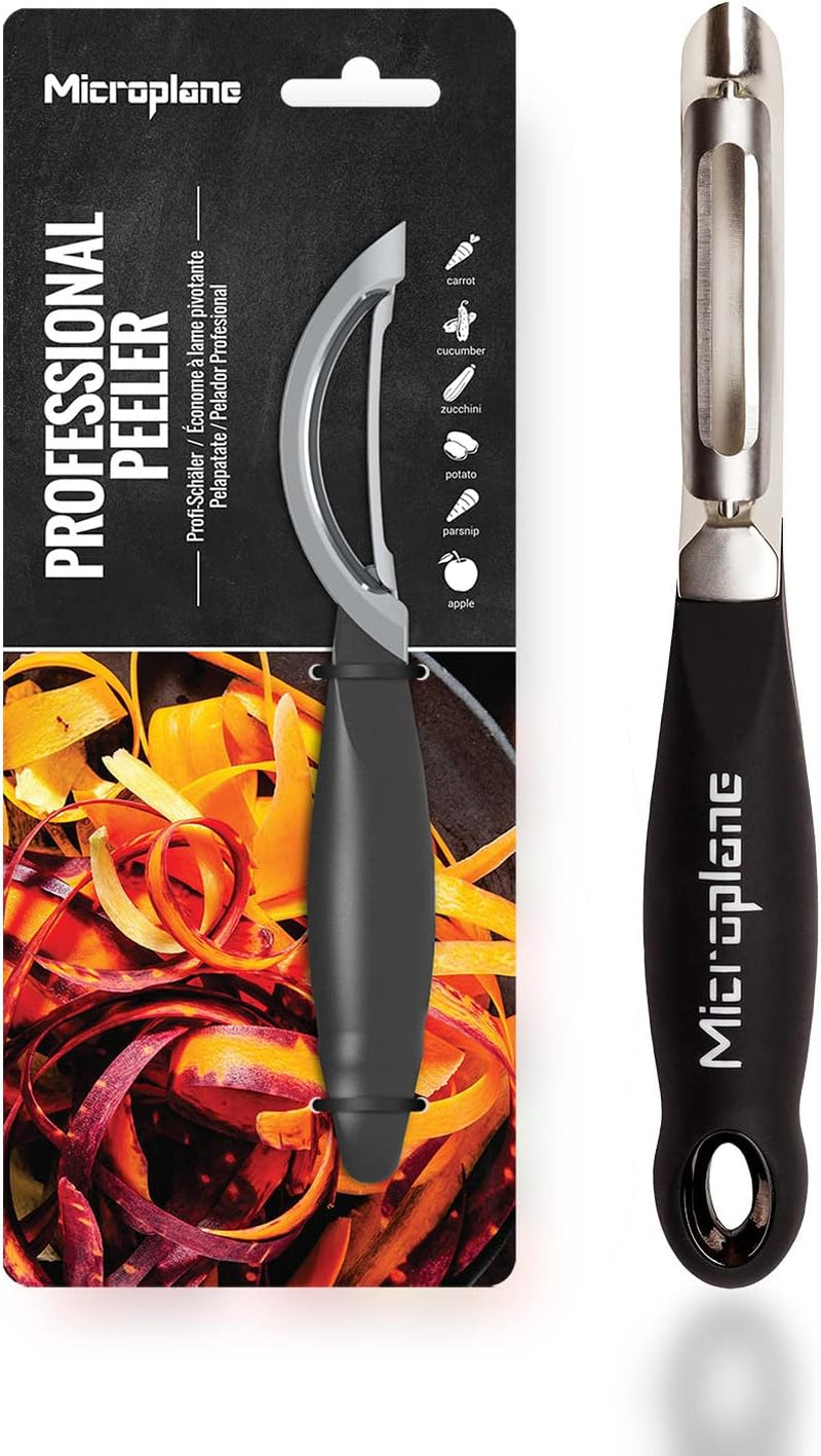 Naty Shop Microplane Professional Double Blade Rostfritt Stål Ambidextrous Skalare