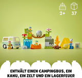 LEGO 10997 DUPLO Disney Musse och vänner Camping Äventyrsset med husbil, kanot och prästkrage Anka Figur, Byggleksak Present för småbarn 2+ år, flickor och pojkar Byggset Besuche den LEGO-Store