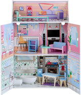 Olivias Little World Glasshouse Kids 12" Dockhus & 10 docktillbehör 3,5" Multi Td-12518D Dockhus Naty Shop