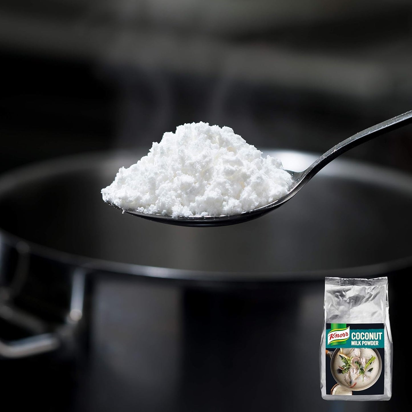 Knorr Kokosmilch Pulver (Mjölkpulver från 20 frischen Kokosnüssen, ergibt 6,6 liter Kokosmilch) 1er Pack (1 x 1 kg)