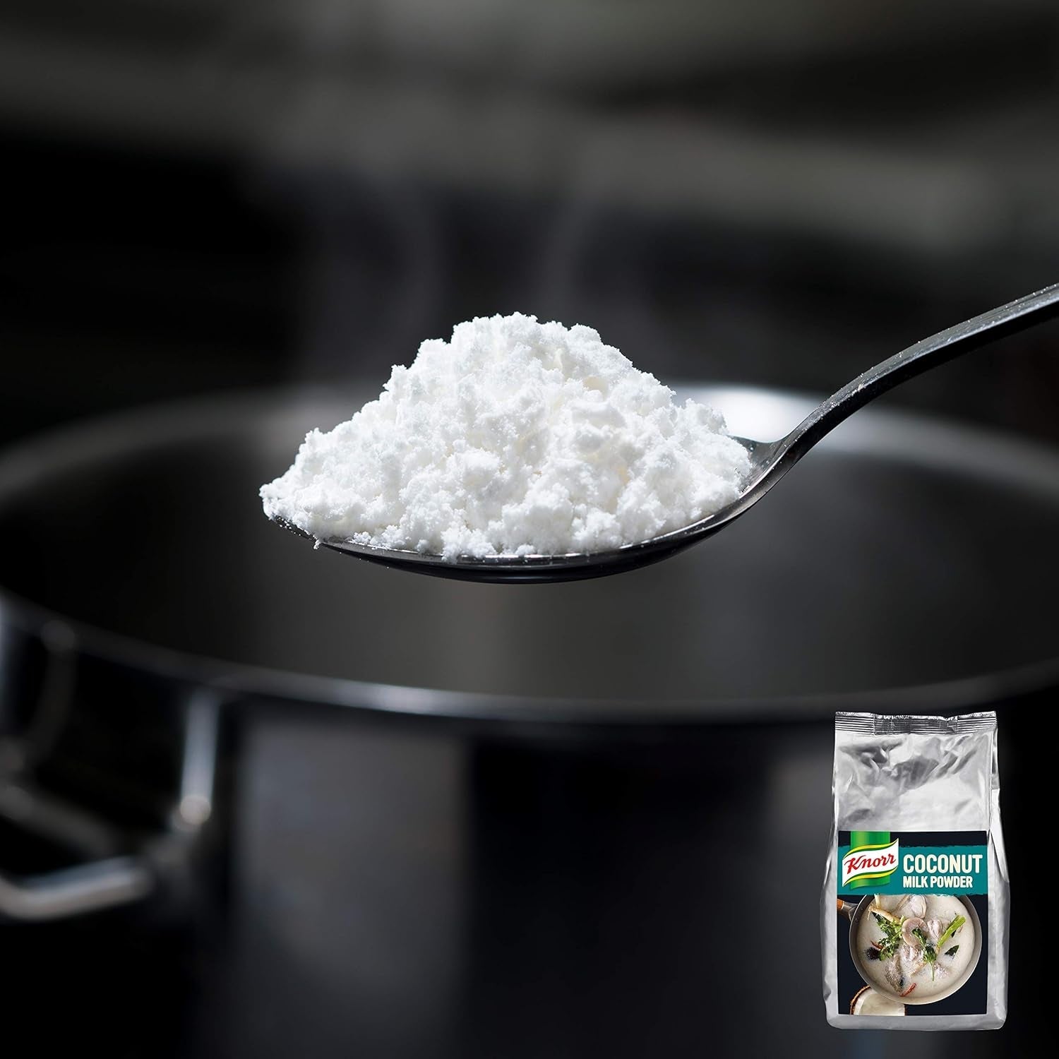 Knorr Kokosmilch Pulver (Mjölkpulver från 20 frischen Kokosnüssen, ergibt 6,6 liter Kokosmilch) 1er Pack (1 x 1 kg)