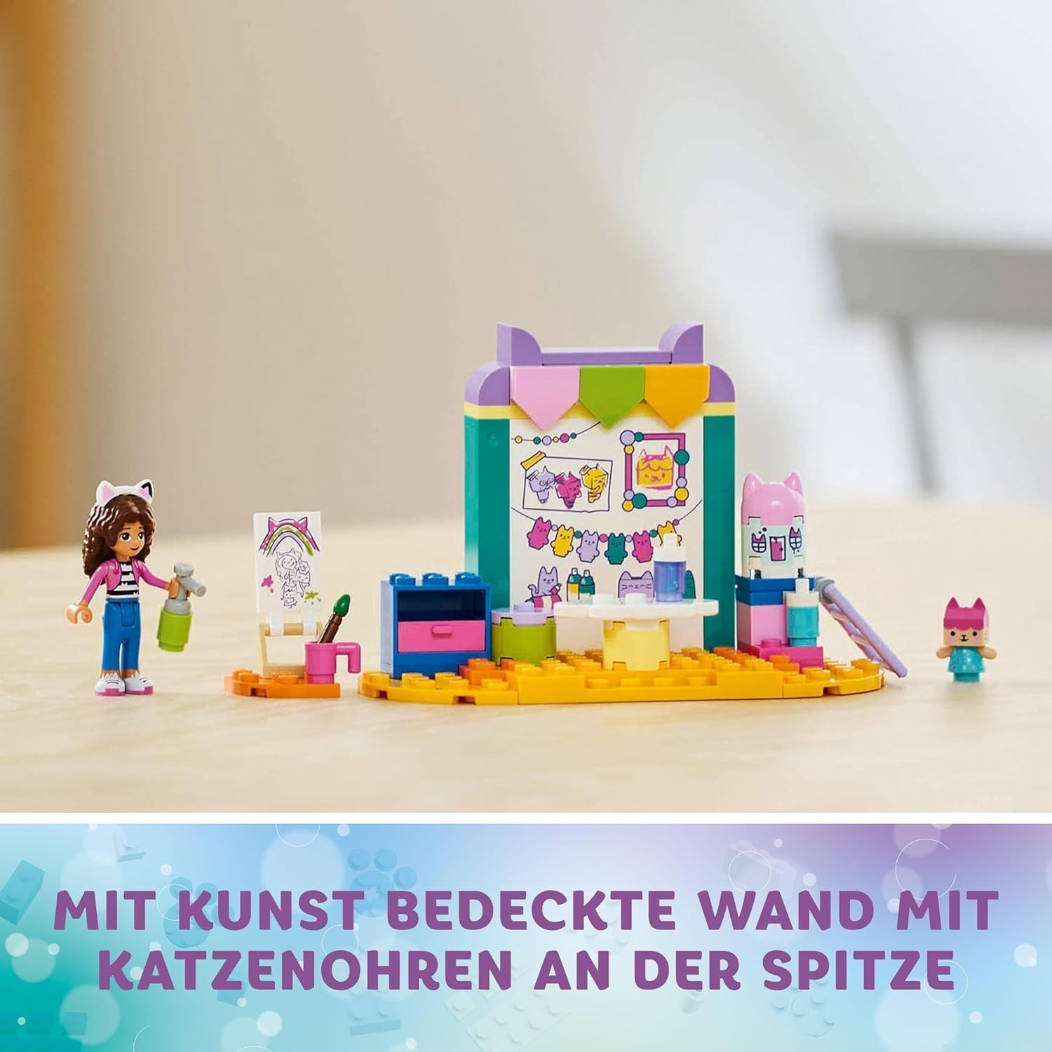 LEGO 4+ Gabbys dockskåp Hantverksnöje med babylåda, rollspelsset, skapande konst och hantverksset för flickor och pojkar 4 år gamla, modell leksakshus 10795 Byggset Beuche den LEGO-Store