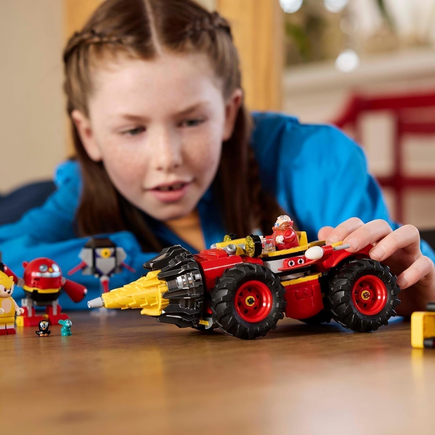 LEGO Sonic the Hedgehog Super Sonic vs. Egg Drillster äventyrsvideospelset Kids Gift Shadow och Dr Eggman Set för pojkar och flickor 8 år 76999 Byggset Besuche den LEGO-Store