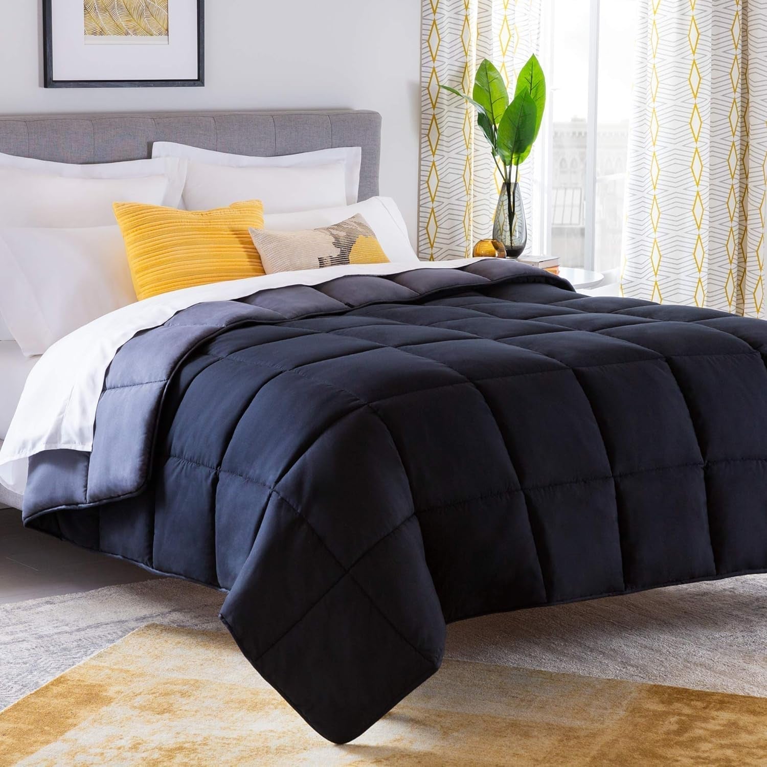 Linenspa 10,5 Tog All Season Hypoallergenic Dun Alternativt Mikrofibertäcke Super King Size Täcken och täcken Naty Shop