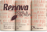 Toalettpapper Renova Love & Action, Beigerpaket 9 X 12 Rollos-: 108