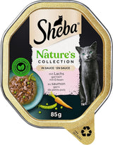 SHEBA Wet Cat Food, Nature's Collection i laxsås, 2 x 11 x 85g