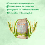 BAMBUTRÄD - Bun Bo Hue risnudlar - (1 X 400 G)