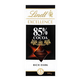 Lindt Choklad | Bar EXCELLENS 85 % kakao | 100g | Extra mörk choklad | Vegansk chokladkaka