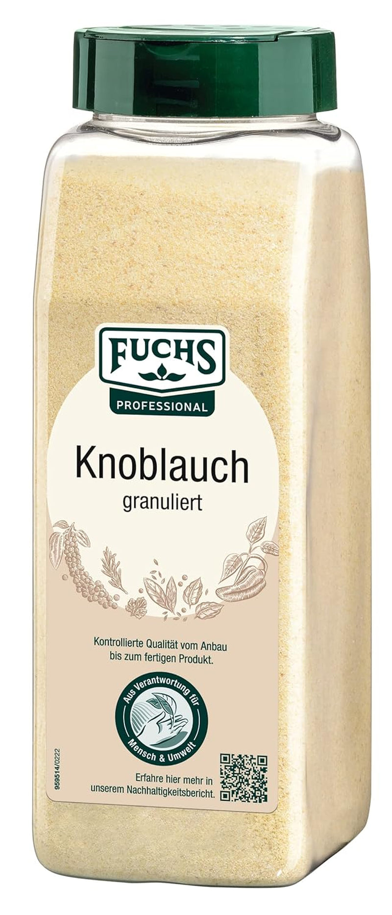 Fuchs Gewürze Knoblauch granulerad, 600 g