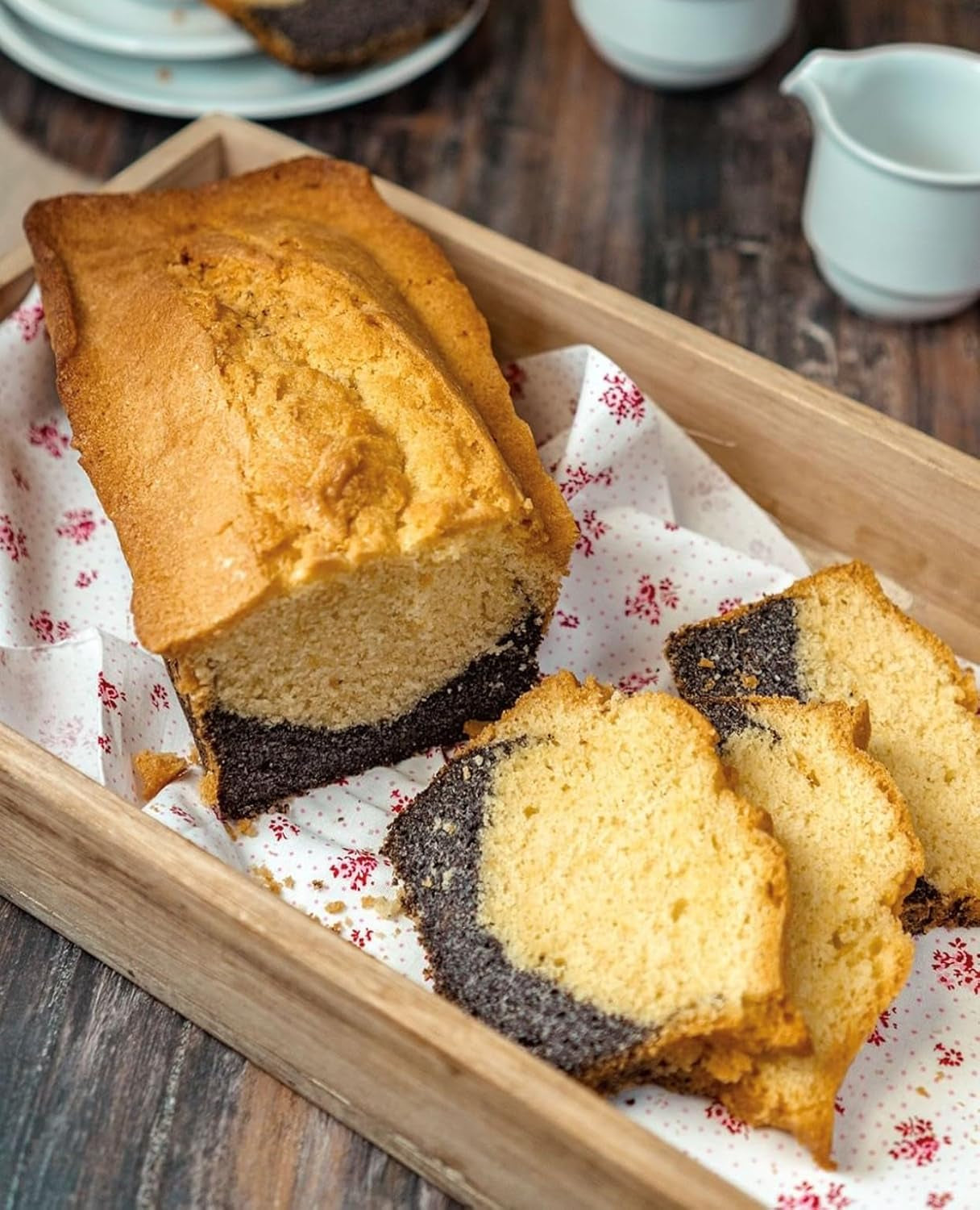 RUF Rührkuchen Backmischung, Nur Wasser & Öl Zugeben, Rezeptur Für Blechkuchen, Kastenkuchen, Muffins, Gugelhupf Und Tortenböden, 1X1000G Blandning för bakning och matlagning Naty Shop