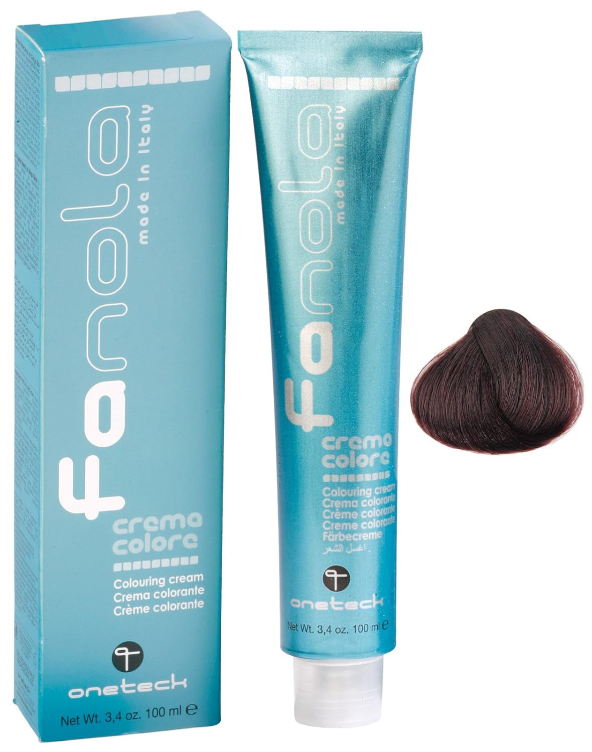 Fanola crema colore Färgkräm 7.0 Blond, 100 ml Hårfärgning Naty Shop 4.6 Medium öl