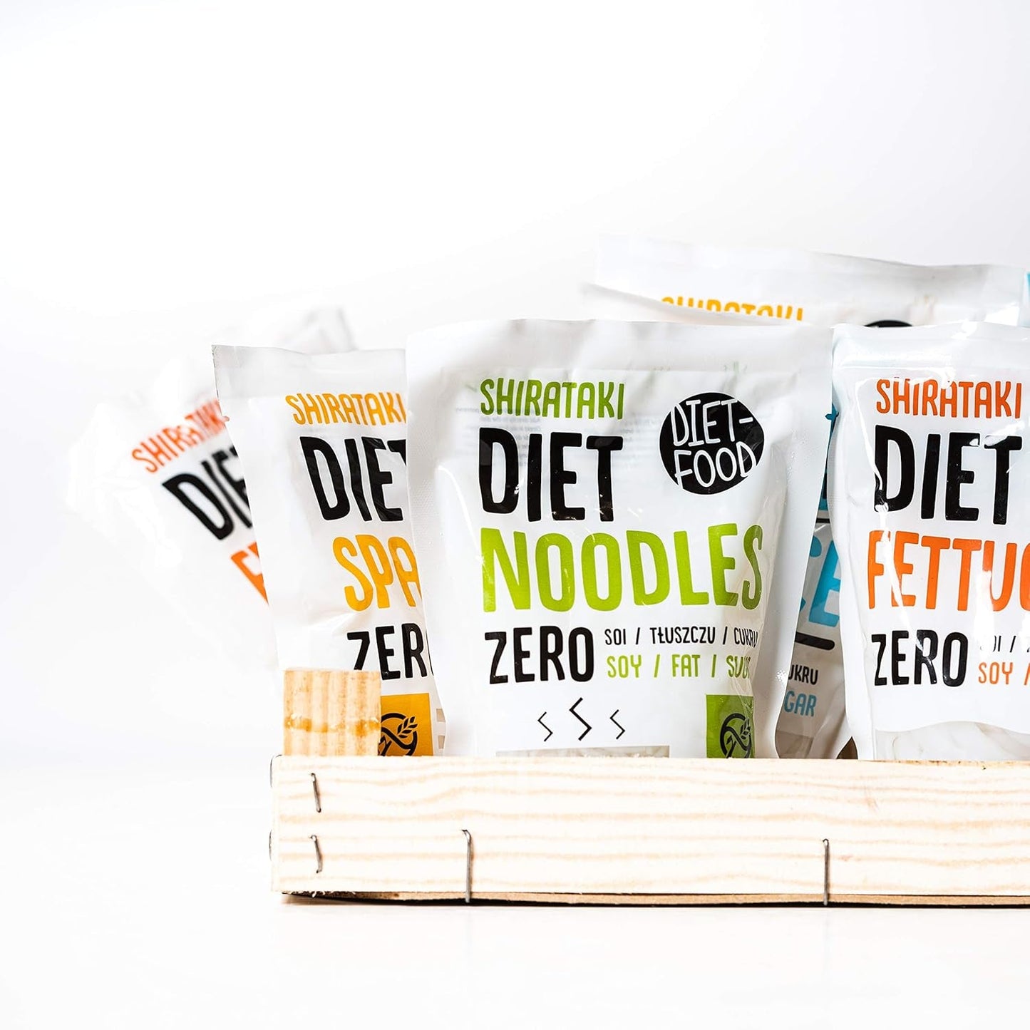 Shirataki Nudlar DIET-MAT ​​Lågkolhydrat Lågkalori Konjac Nudlar Vegansk mat Fettfri Sojafri Glutenfri Vattenlöslig Diet Nudlar Lågkalori 200 gram