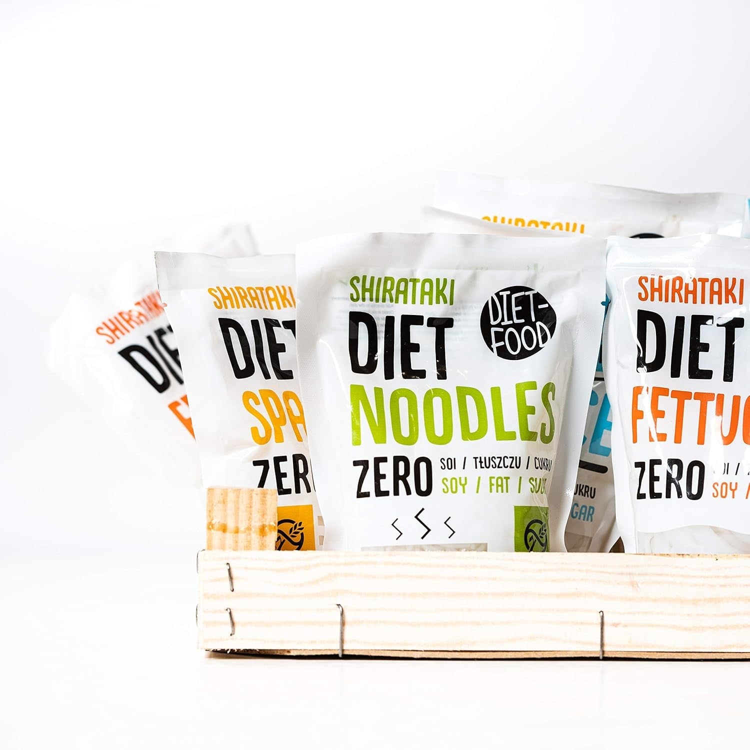 Shirataki Nudlar DIET-MAT ​​Lågkolhydrat Lågkalori Konjac Nudlar Vegansk mat Fettfri Sojafri Glutenfri Vattenlöslig Diet Nudlar Lågkalori 200 gram
