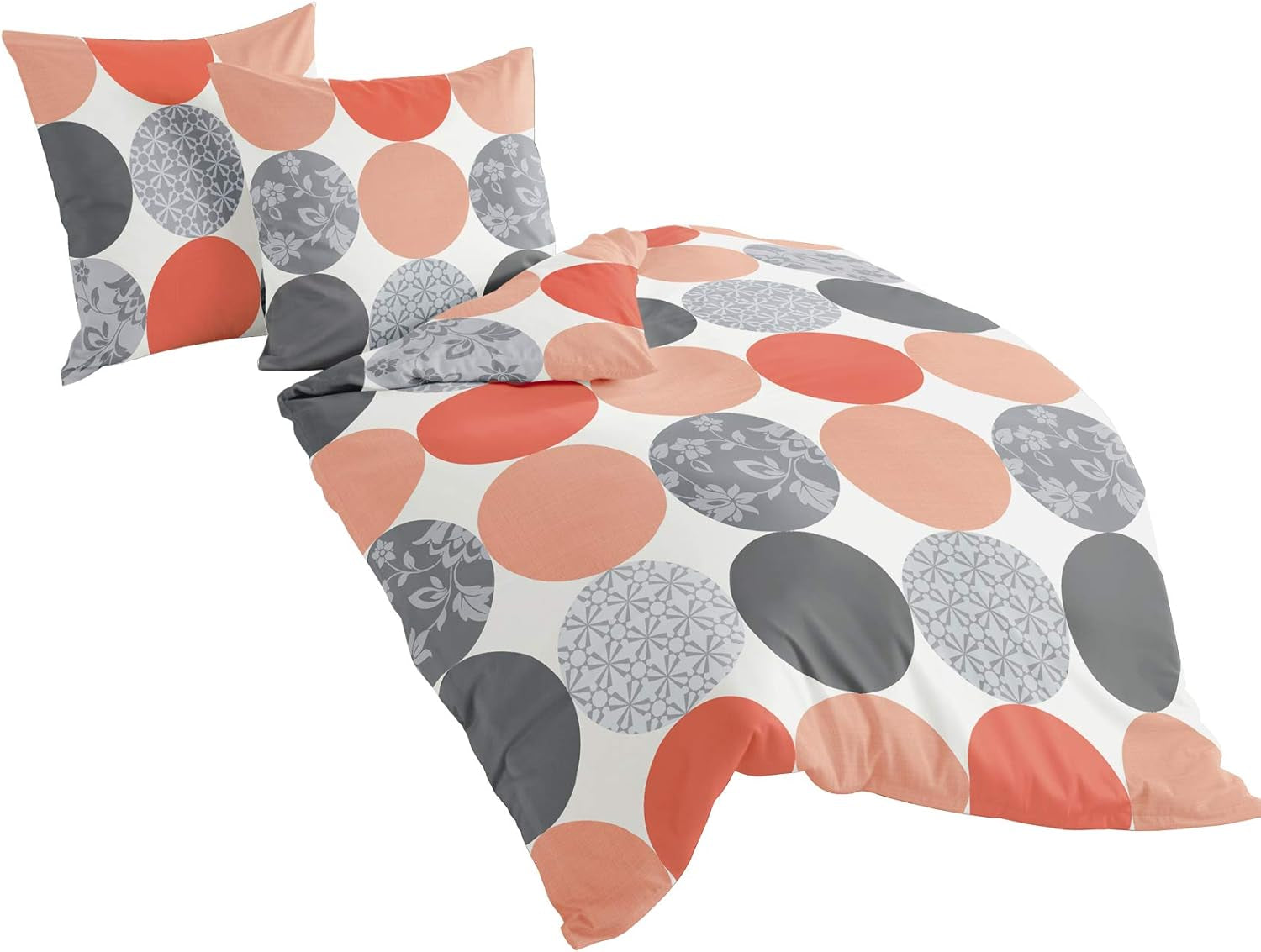 Bierbaum sänglinne, maco-satin, Designad i Tyskland, modell 6383 turkos 02, 155X220 Cm + 80X80 Cm, komfortstorlek Sängar och filtar Besuche den Bierbaum-Store Lax 155X220 Andra prover