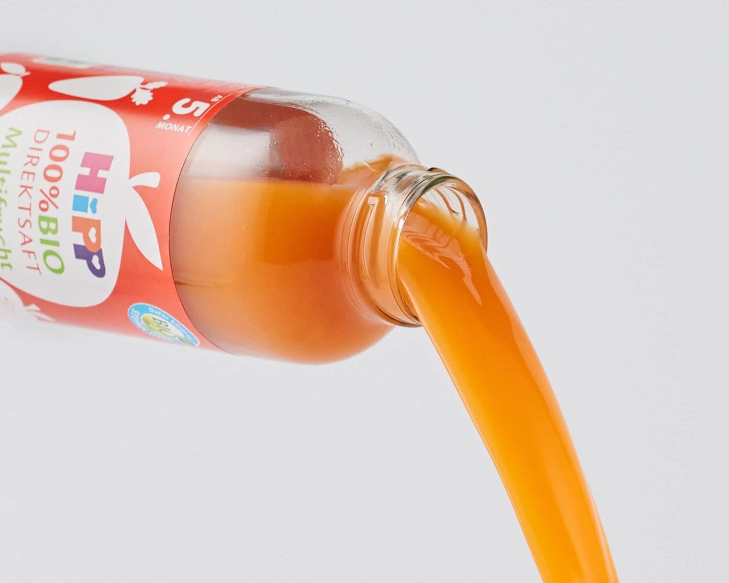 Hipp 100 % ekologisk juice, multifrukt med morot, 6 st (6 x 330 ml) Naty Shop