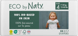 Eco-blöjor Eco från Naty Baby Eco-blöjor - ekologiska förstklassiga blöjor, miljövänliga, gjorda av växtbaserade material, idealiska för känslig babyhud (storlek 5 - 80 st)