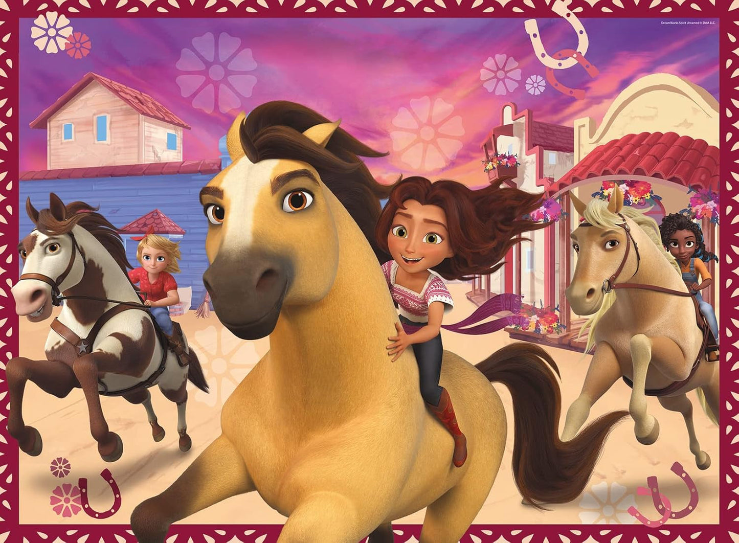 Ravensburger Pussel för barn - 12994 Friends For Life - Dreamworks Spirit Pussel för barn från 7 år, med 150 bitar i Xxl-format Puzzle Naty Shop