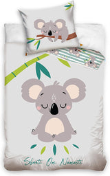 Sängkläder för barn och tonåringar, unisex, Ursulet Koala, bomull Sängkläder - barn Naty Shop Standardtitel